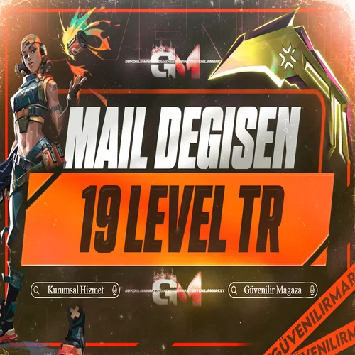 Valorant 19 Level TR Mail Değişen